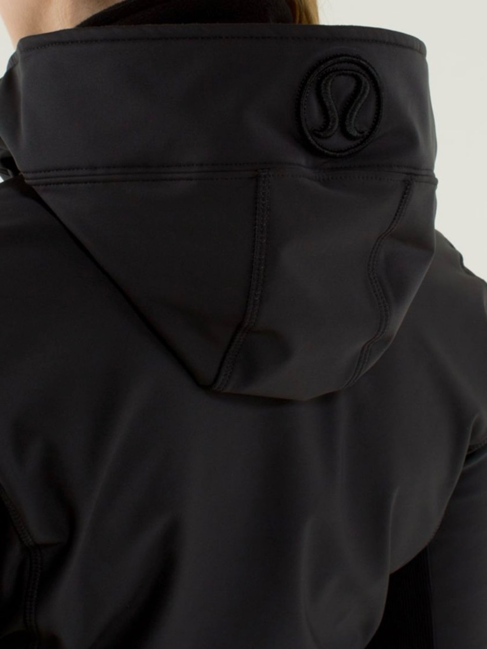 LULULEMON UBA SOFTSHELL HOODIE BLACK 6 - Picture 3 of 8